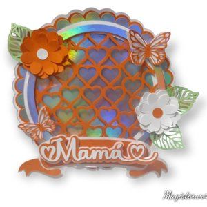 Mama Cake Topper Handmade already assembled Mothers Day Cake Decoration